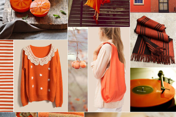 persimmon color inspiration | camille styles