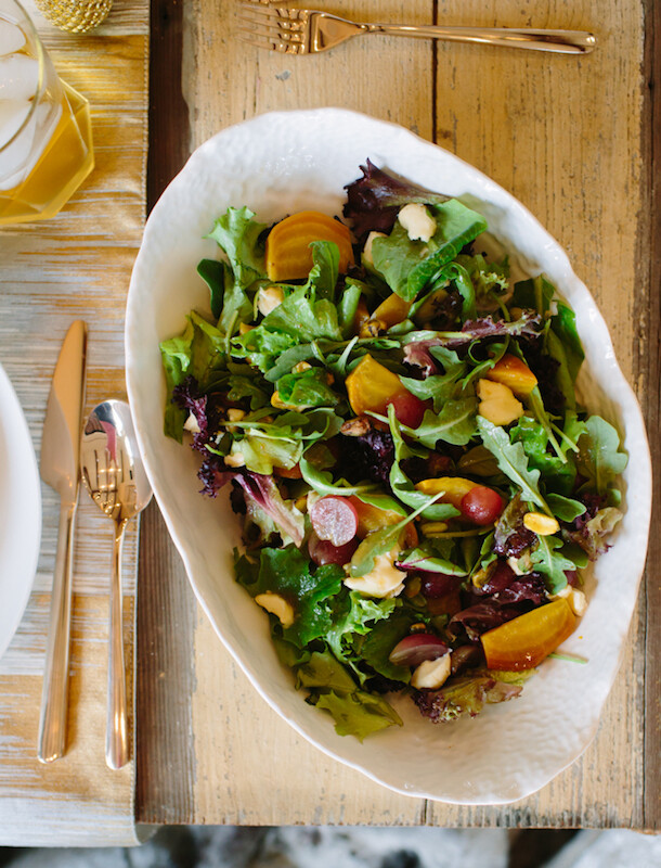 Golden Beet & Pear Salad, photo by Wynn Myers | Camille Styles
