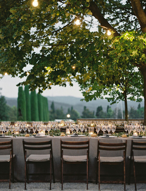 Barcelona Castle Wedding Reception, photo by Bryce Covey | Camille Styles