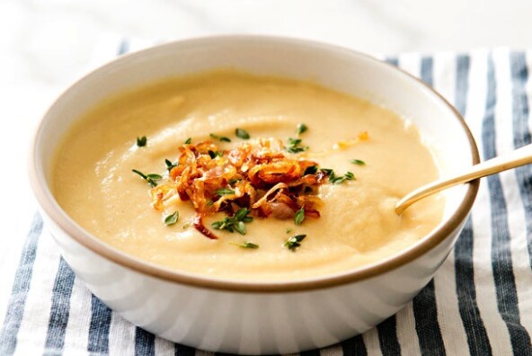 Roasted Sunchoke Soup by Sarah Yates | Camille Styles