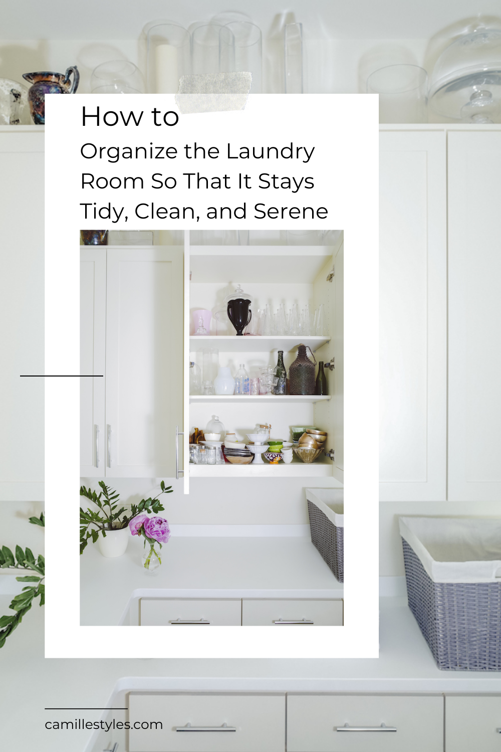 how to organize the laundry room