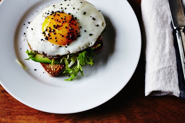 Morning Meals :: Avocado Toast with Egg & Frisee - Camille Styles