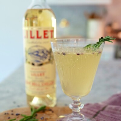 Lavender Lillet Cocktail | Camille Styles