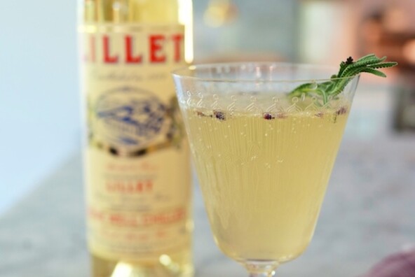 Lavender Lillet Cocktail | Camille Styles