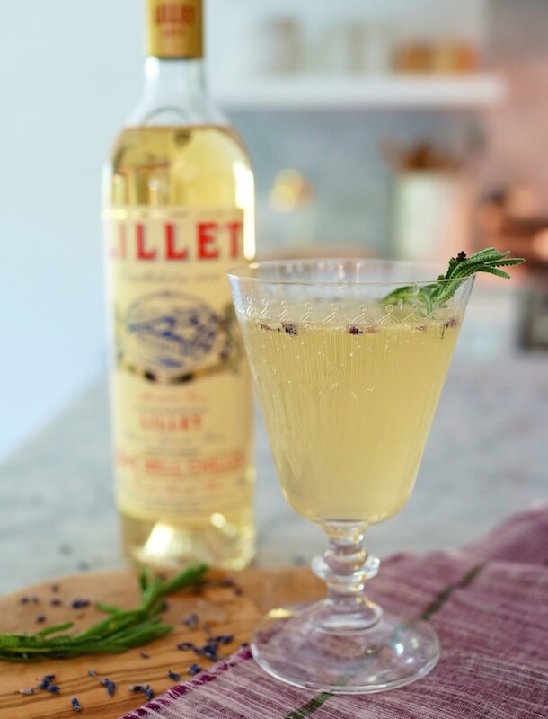 Lavender Lillet Cocktail | Camille Styles