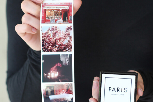 DIY Tiny Travel Album in a Box with Canon USA | Camille Styles