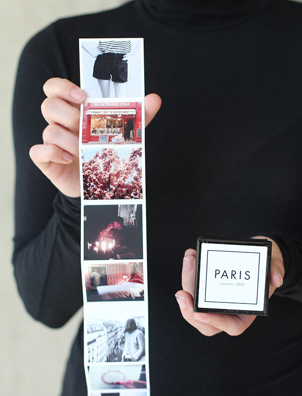 DIY Tiny Travel Album in a Box with Canon USA | Camille Styles