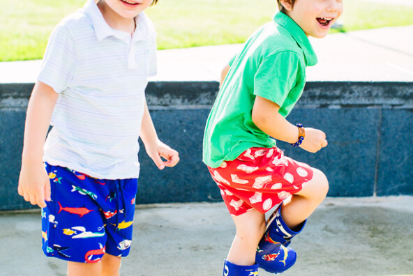 Splash Pad with Joules | Photography by Wynn Myers for Camille Styles