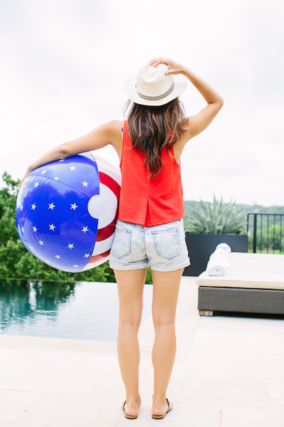 A Patriotic Pool Party Camille Styles 