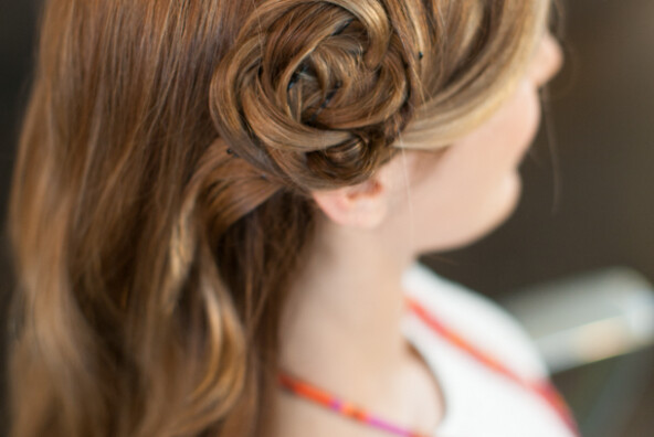 Hair Flower Tutorial | Martha Lynn Kale for Camille Styles