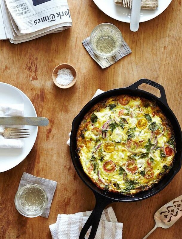 Heirloom Frittata | Morning Meals | Photo by Julia Gartland of Sassy Kitchen for Camille Styles