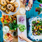 How to Setup the Ultimate Bagel Bar | Camille Styles