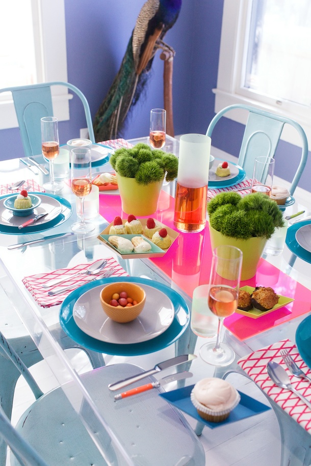 Whimsical Table for a Dessert Party