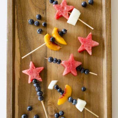 Fresh Fruit Skewers | After School Snack Ideas