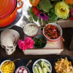 colorful toppings for posole