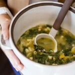 white bean, kale and squash soup