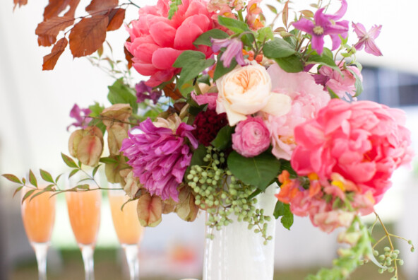 Fall Flowers, Camille Styles book signing, Hotel Ella
