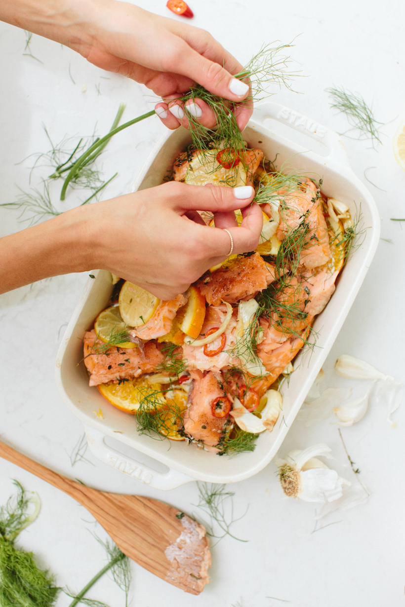baked salmon from camille styles