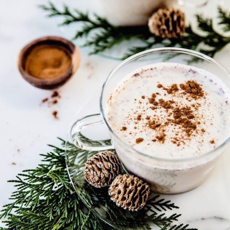 Christmas Eggnog Hot Chocolate