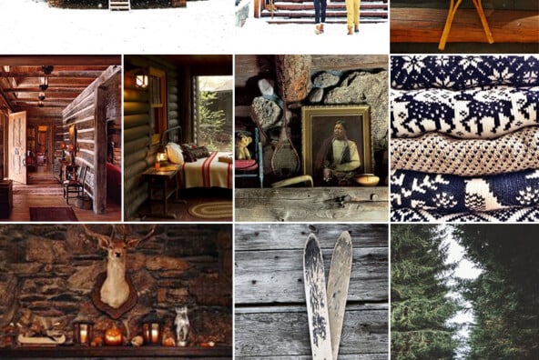 Cozy Cabin Inspiration Board