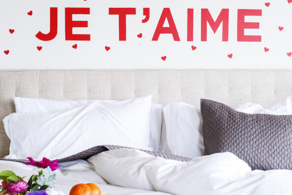 DIY Valentine's Wall Decal