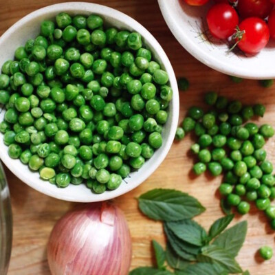 Pea and Mint Pasta