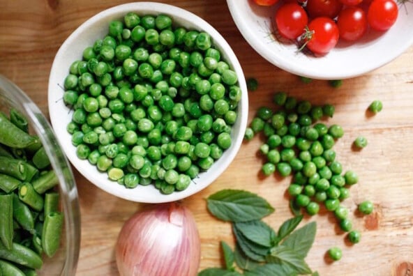 Pea and Mint Pasta