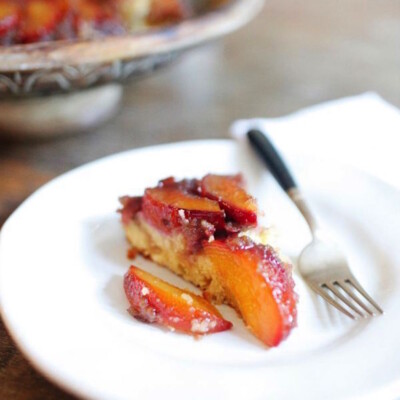 Plum Upside Down Cake