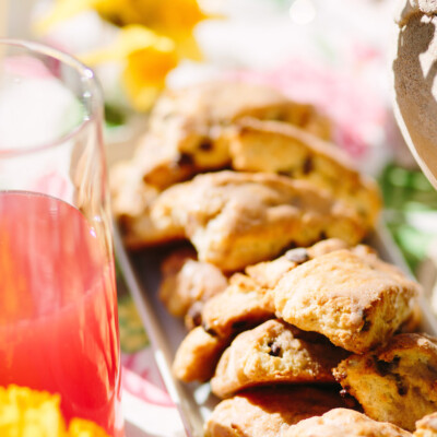 orange chocolate chip scones