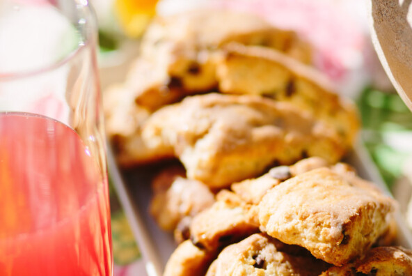 orange chocolate chip scones