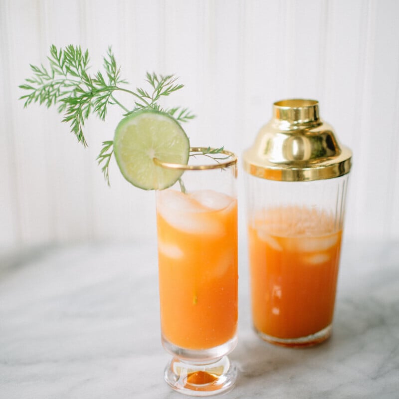 Carrot Ginger Cocktail Recipe