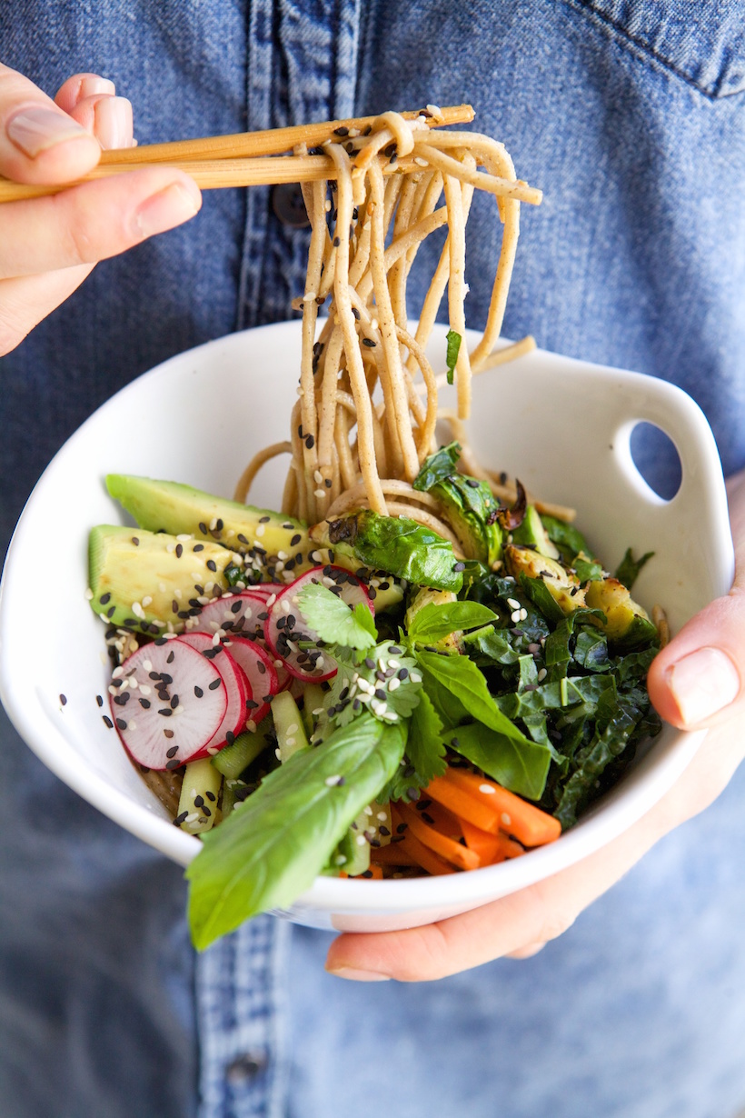 Build-Your-Own Soba Noodle Bowls - Camille Styles