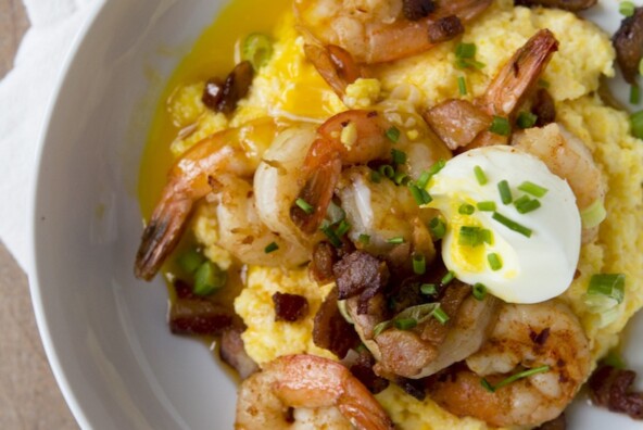 Juley Le recipe shrimp grits and soft egg