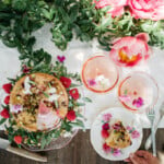 Raspberry & Pistachio Cake with Lemon Glaze Recipe