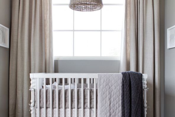 crib // modern baby boy's nursery // camille styles