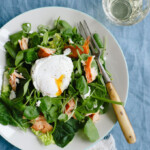 poached egg salad