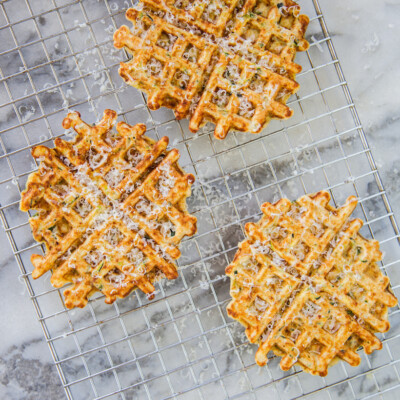 Market Fresh Zucchini Parmesan Waffles