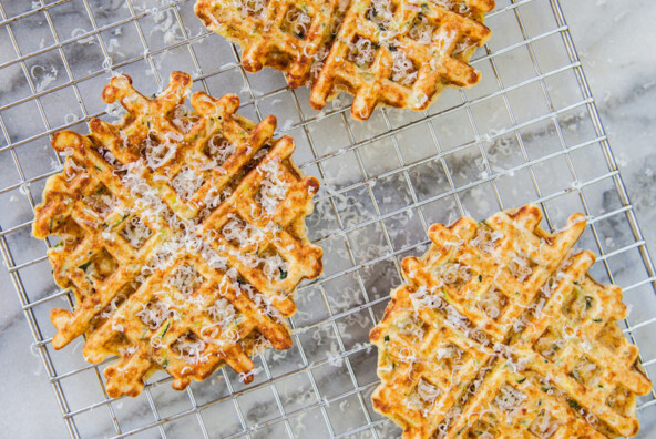 Market Fresh Zucchini Parmesan Waffles