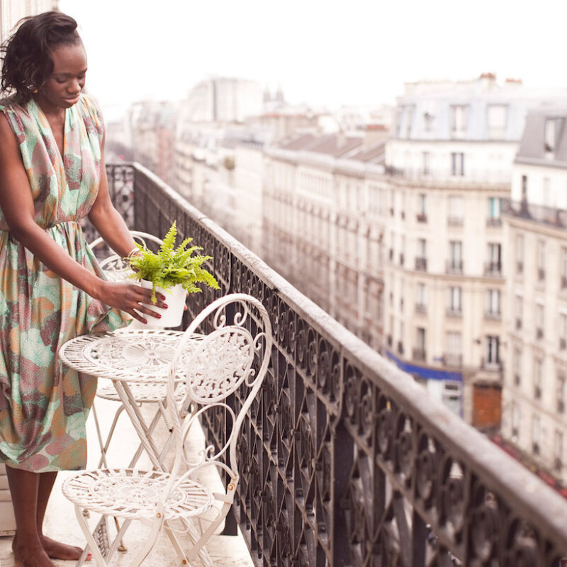 gorgeous terrace in paris