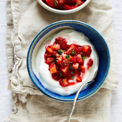 Strawberry Thyme Yogurt