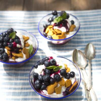 Blueberry, Ginger & Coconut Cream Parfait