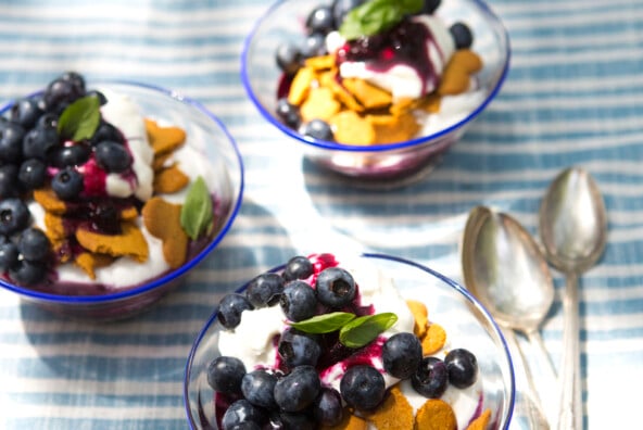 Blueberry, Ginger & Coconut Cream Parfait