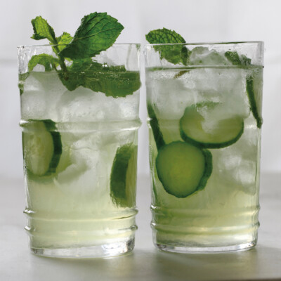 Cucumber Spritzer with Mint