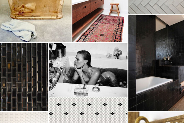 Luxe Bath Inspiration Board | Camille Styles