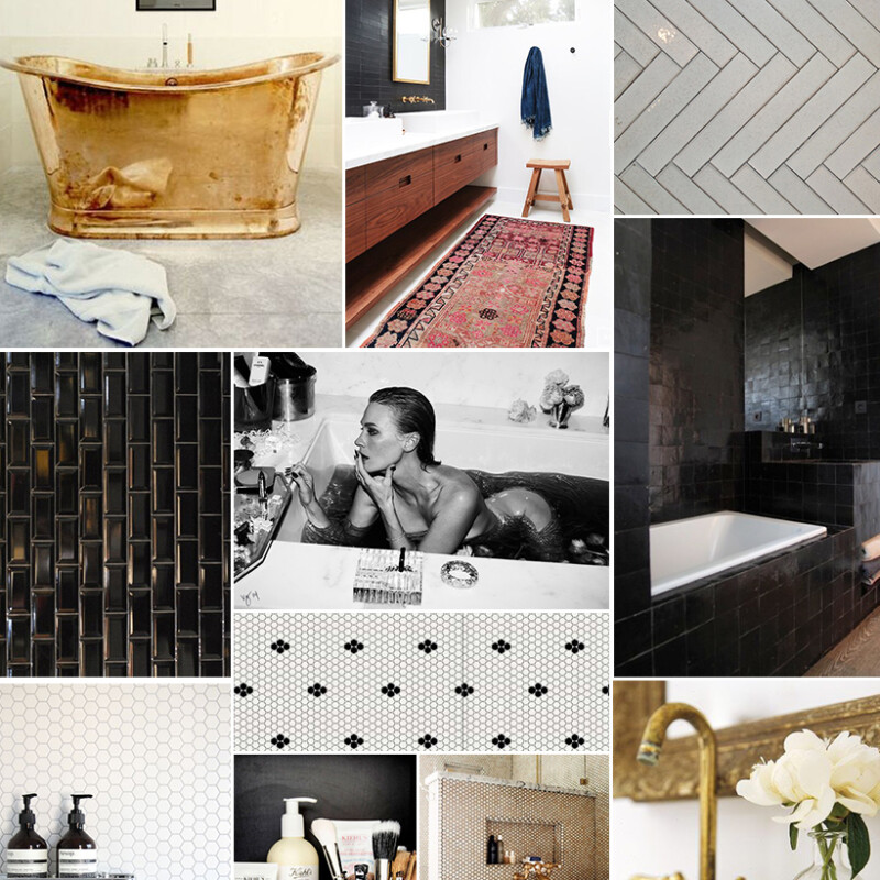 Luxe Bath Inspiration Board | Camille Styles