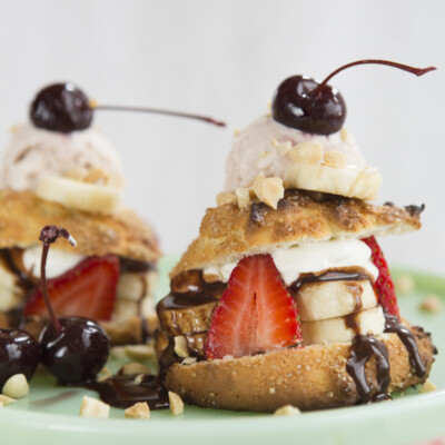 Banana Split Shortcake Recipe