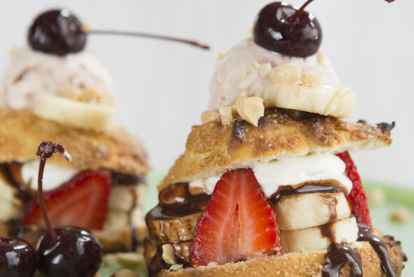 Banana Split Shortcake Recipe