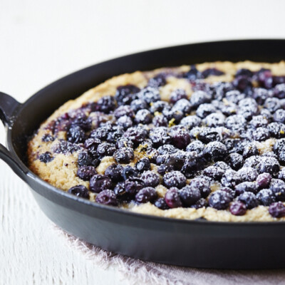 Blueberry & Ricotta Skillet Cake