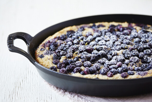 Blueberry & Ricotta Skillet Cake