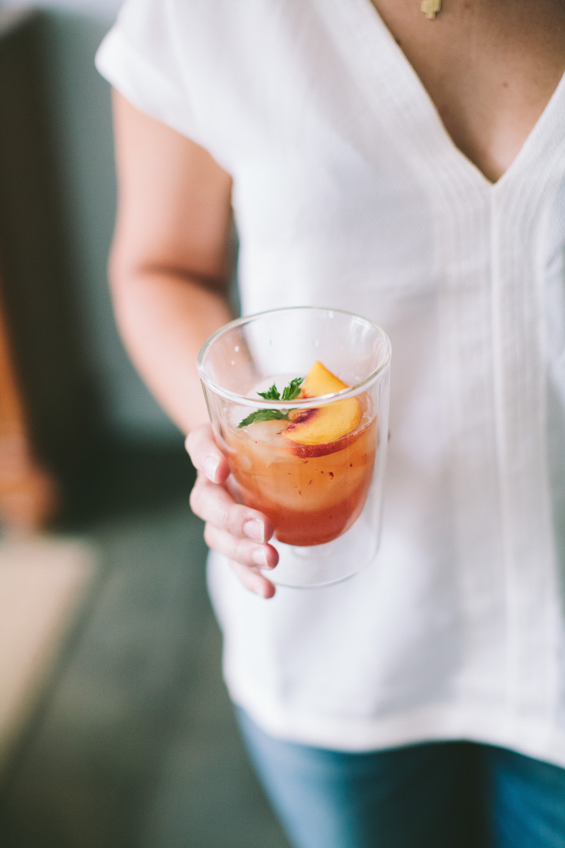 Tennessee Whiskey Peach Smash